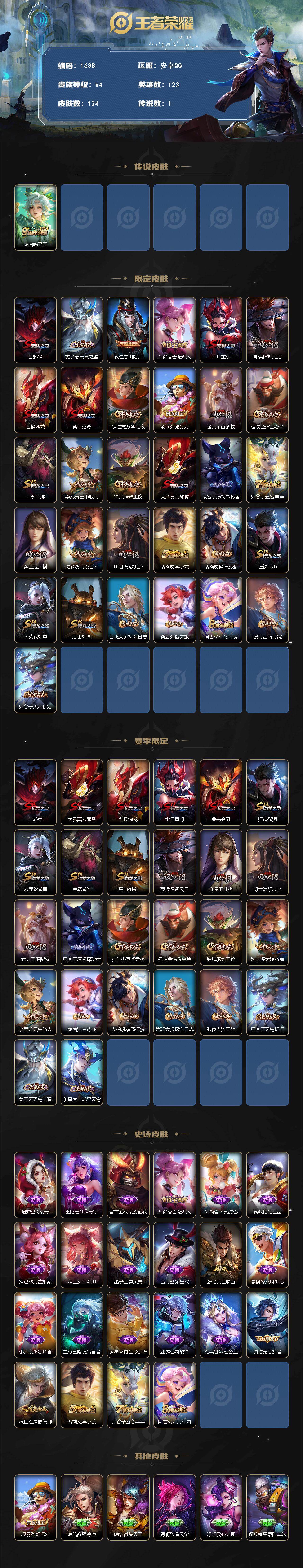 WZKG4113352王者荣耀账号详情图2