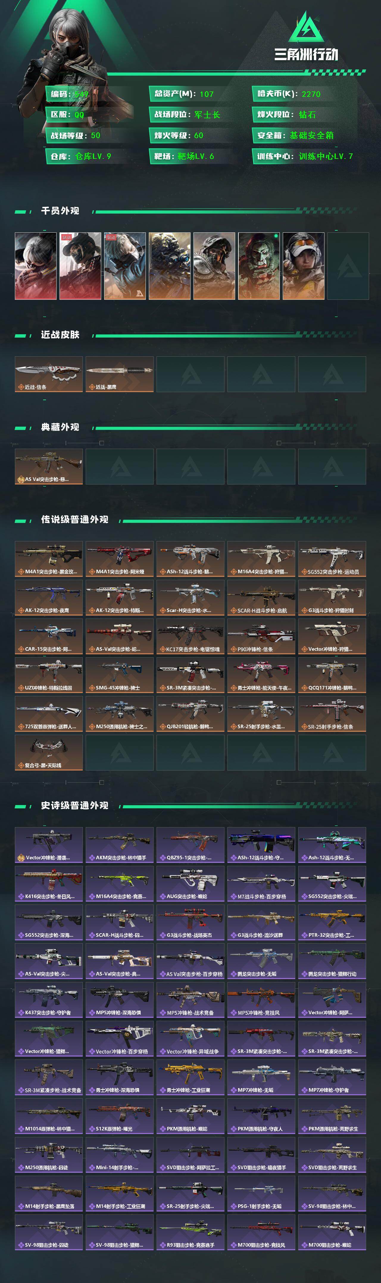 SJZCMW430555三角洲行动账号详情图2