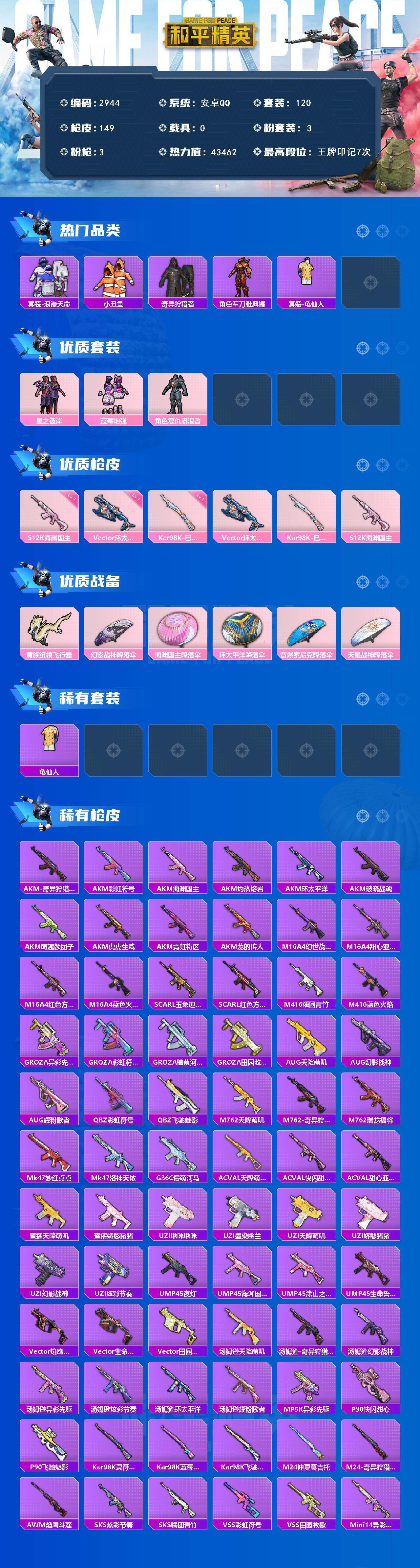 HPCMW464100和平精英账号详情图2