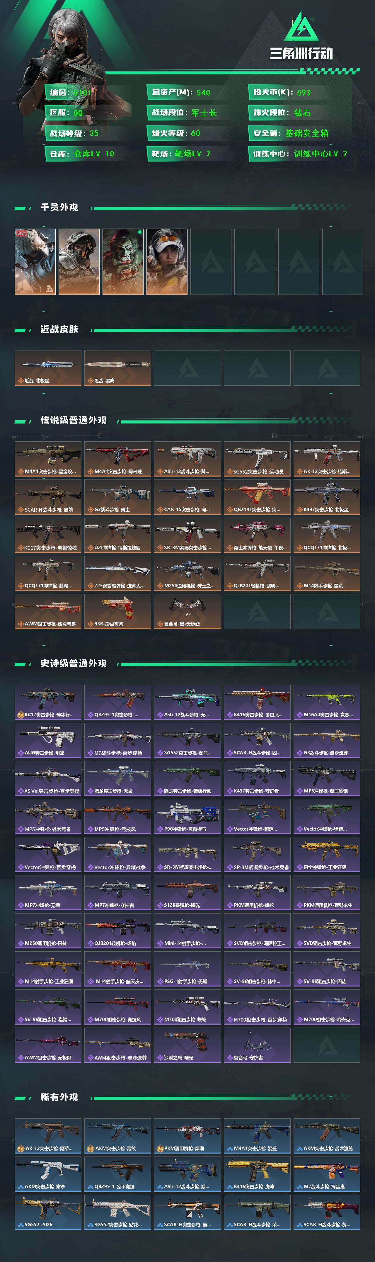 SJZCMW430572三角洲行动账号详情图2