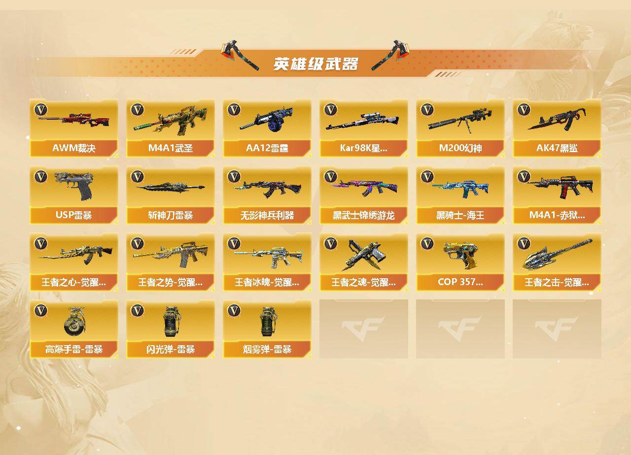 CFCMW426250穿越火线账号详情图3