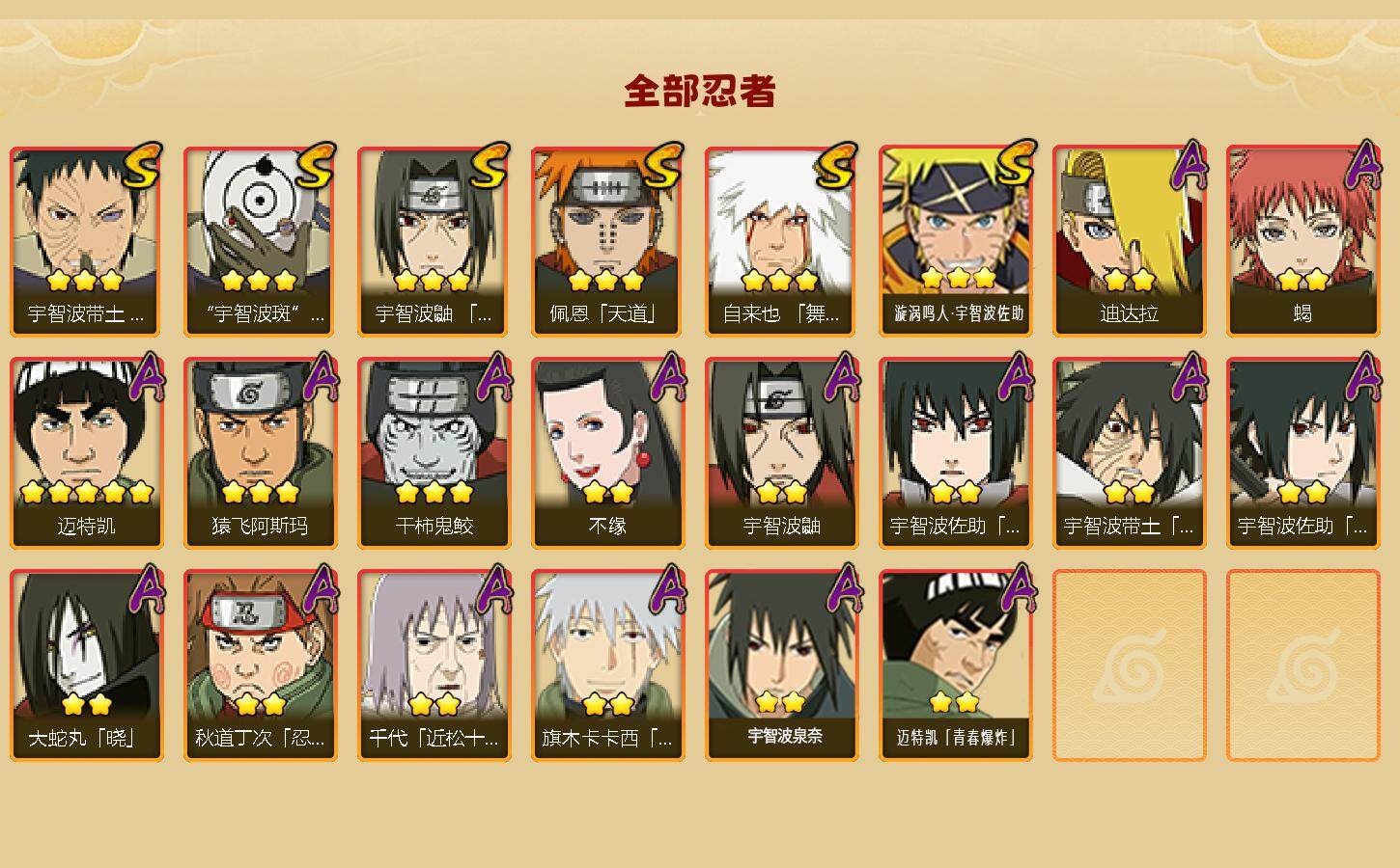 HYLFY47567火影忍者账号详情图2