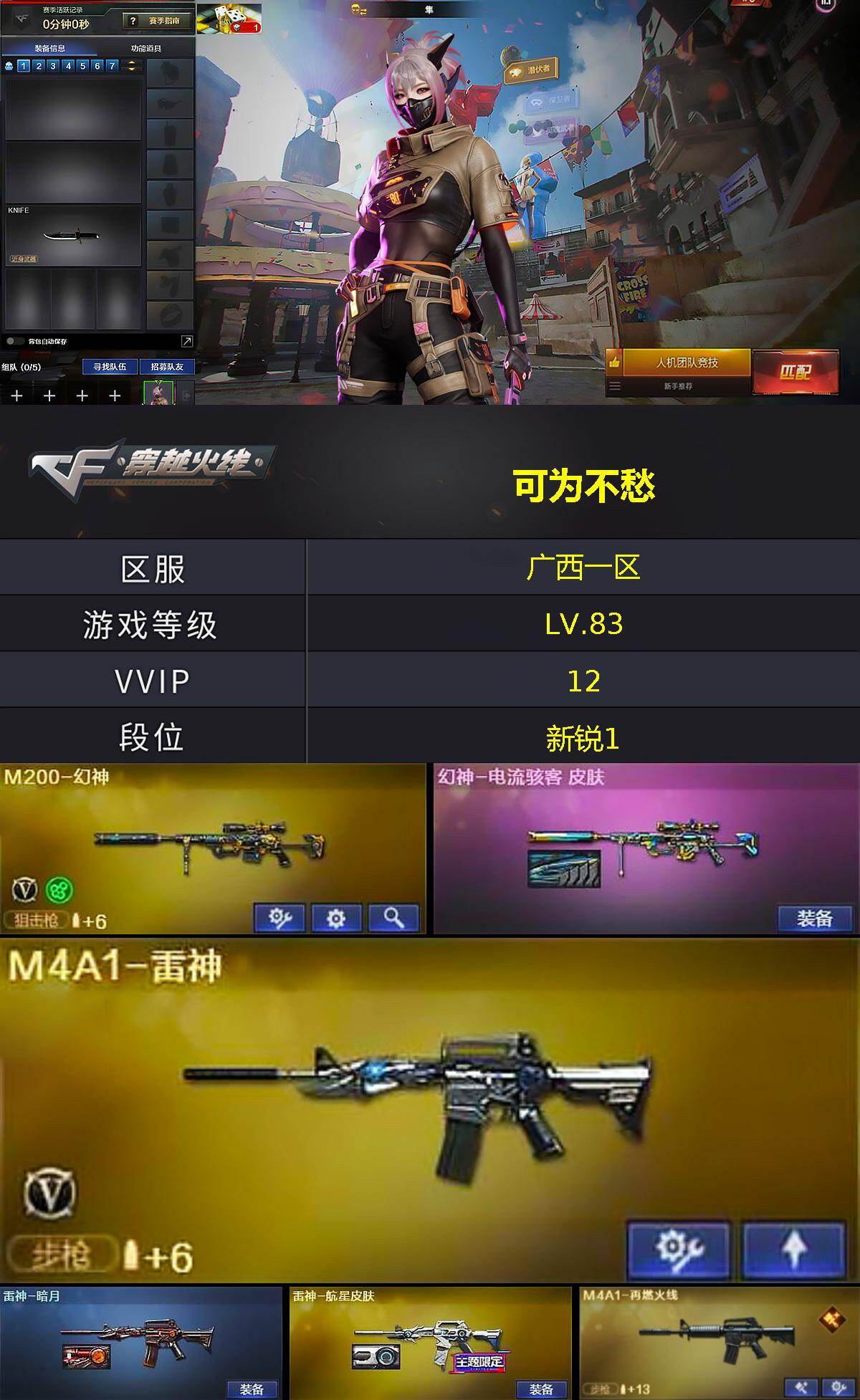 CFCMW429654穿越火线账号详情图2