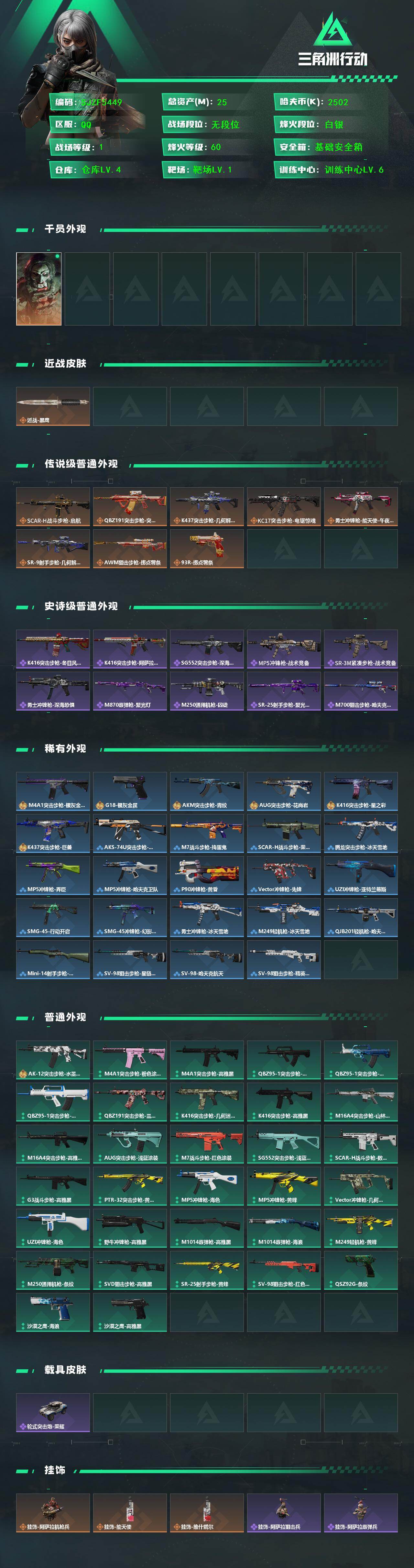 SJZEY430919三角洲行动账号详情图2