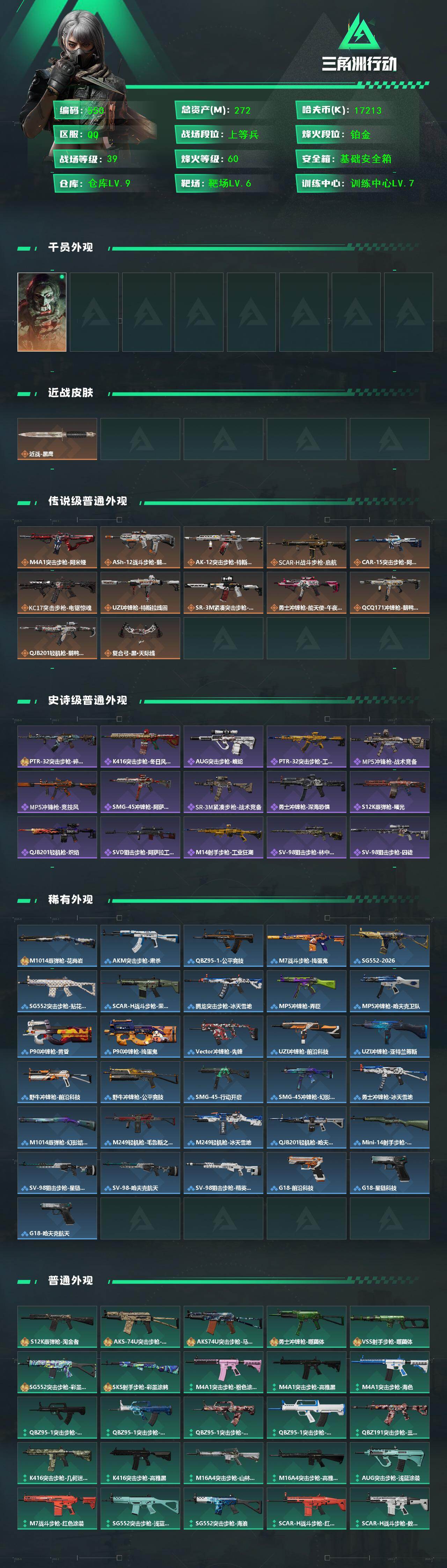 SJZCMW430686三角洲行动账号详情图2