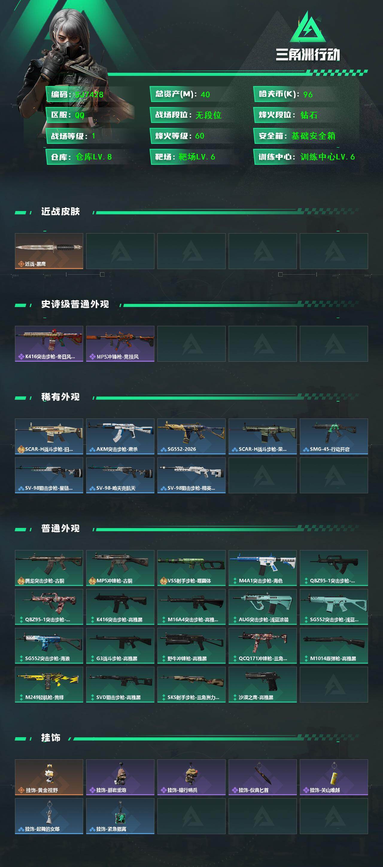 SJZEY430701三角洲行动账号详情图2