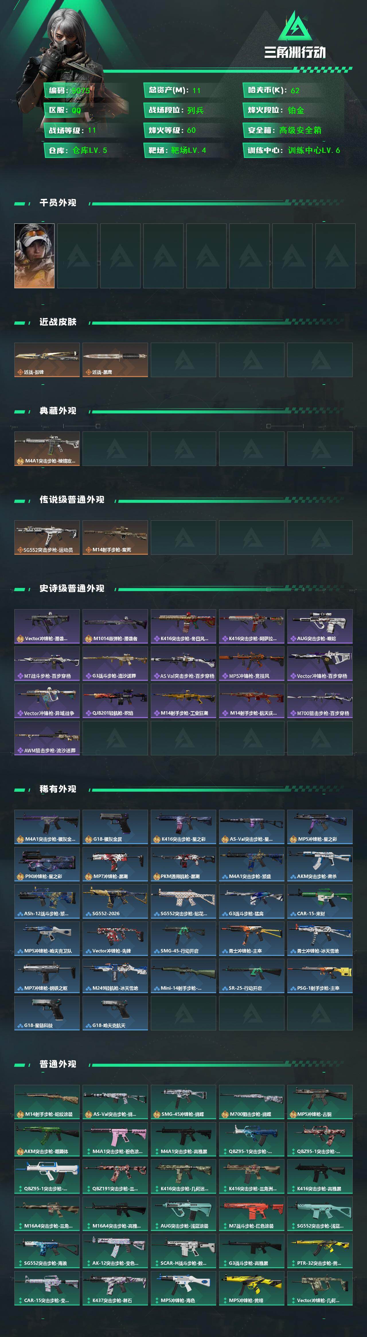 SJZCMW430700三角洲行动账号详情图2