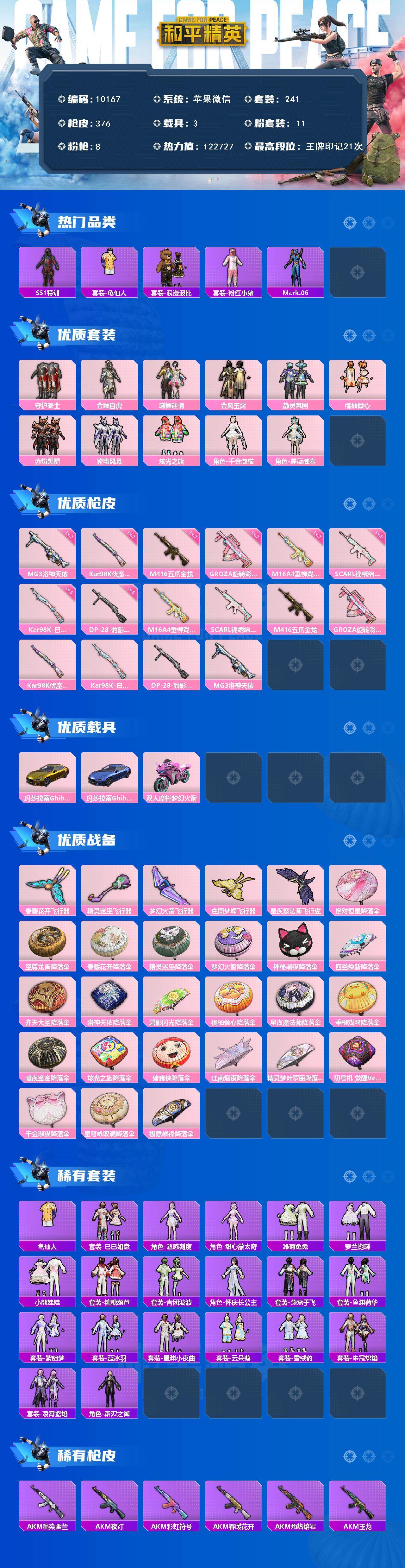 HPCMW461248和平精英账号详情图2