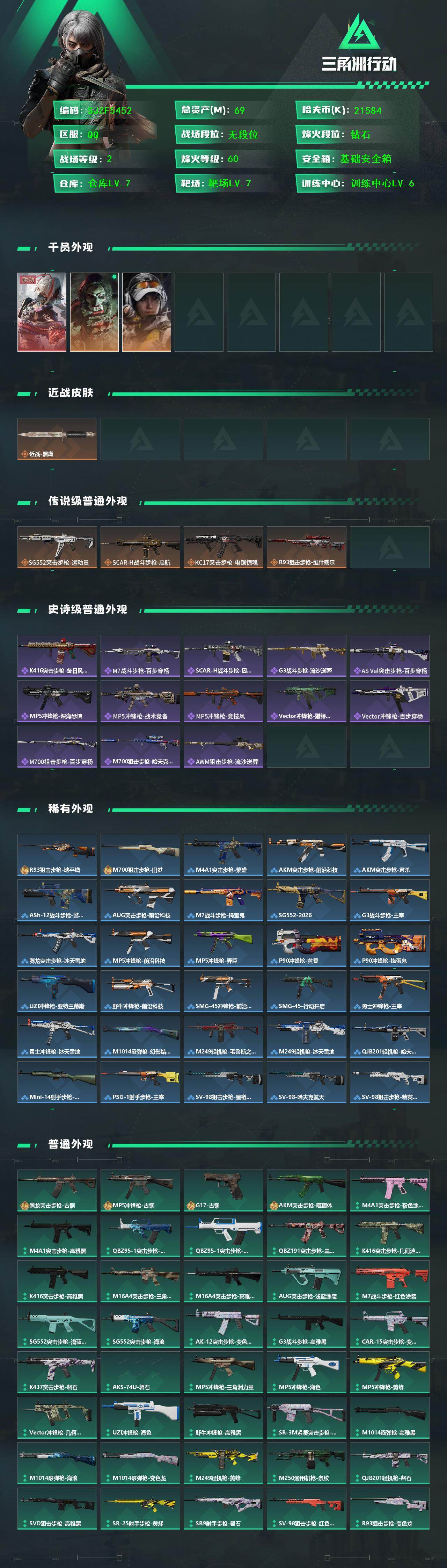 SJZEY431486三角洲行动账号详情图2