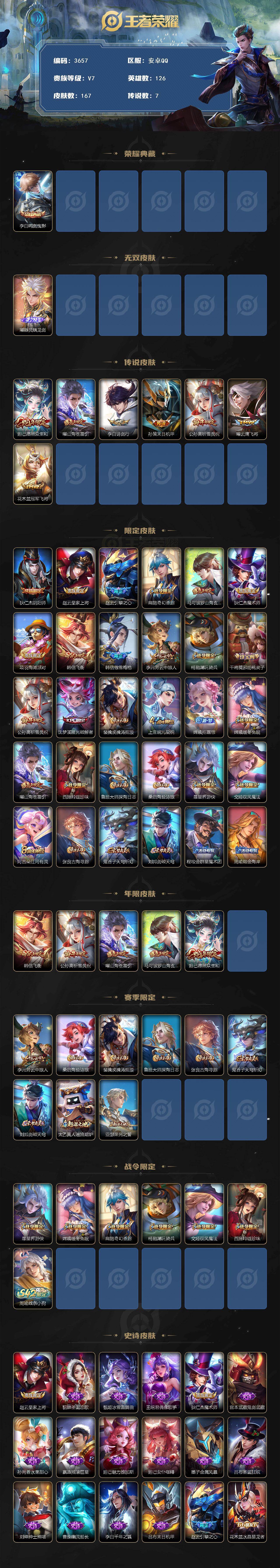 WZCMW4117965王者荣耀账号详情图2