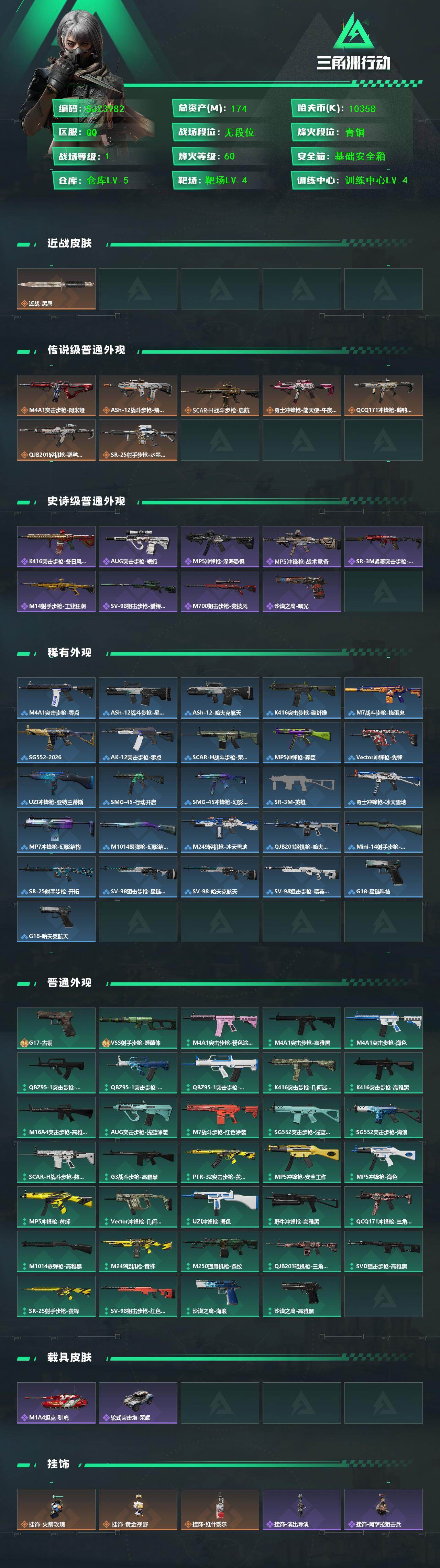 SJZEY432203三角洲行动账号详情图2