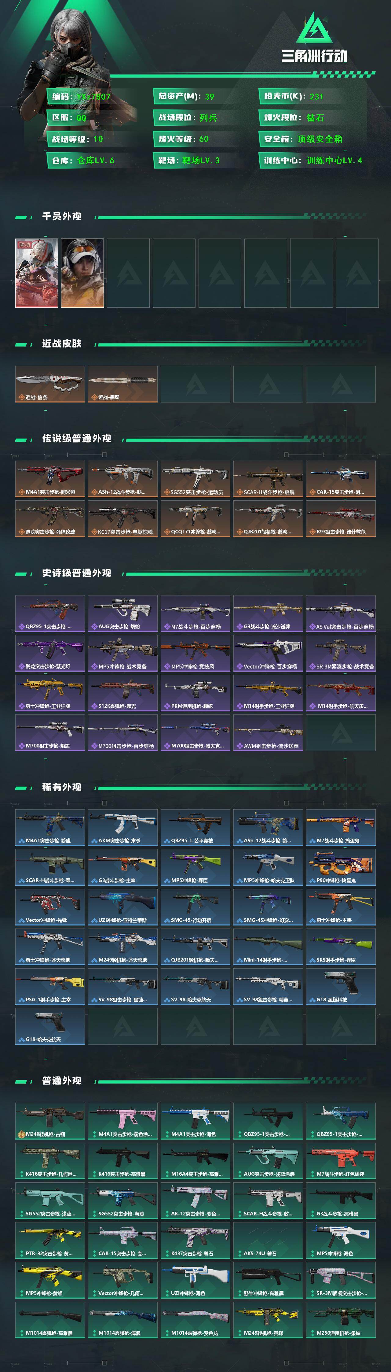 SJZCMW431619三角洲行动账号详情图2