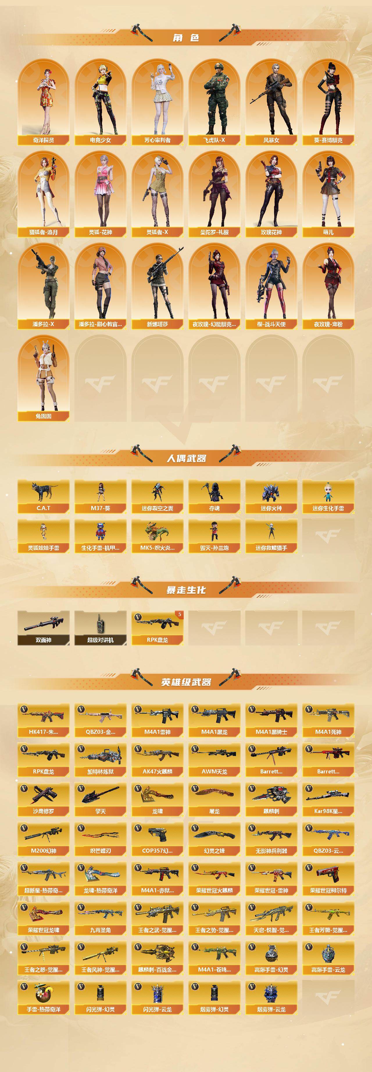 CFQM427261穿越火线账号详情图4