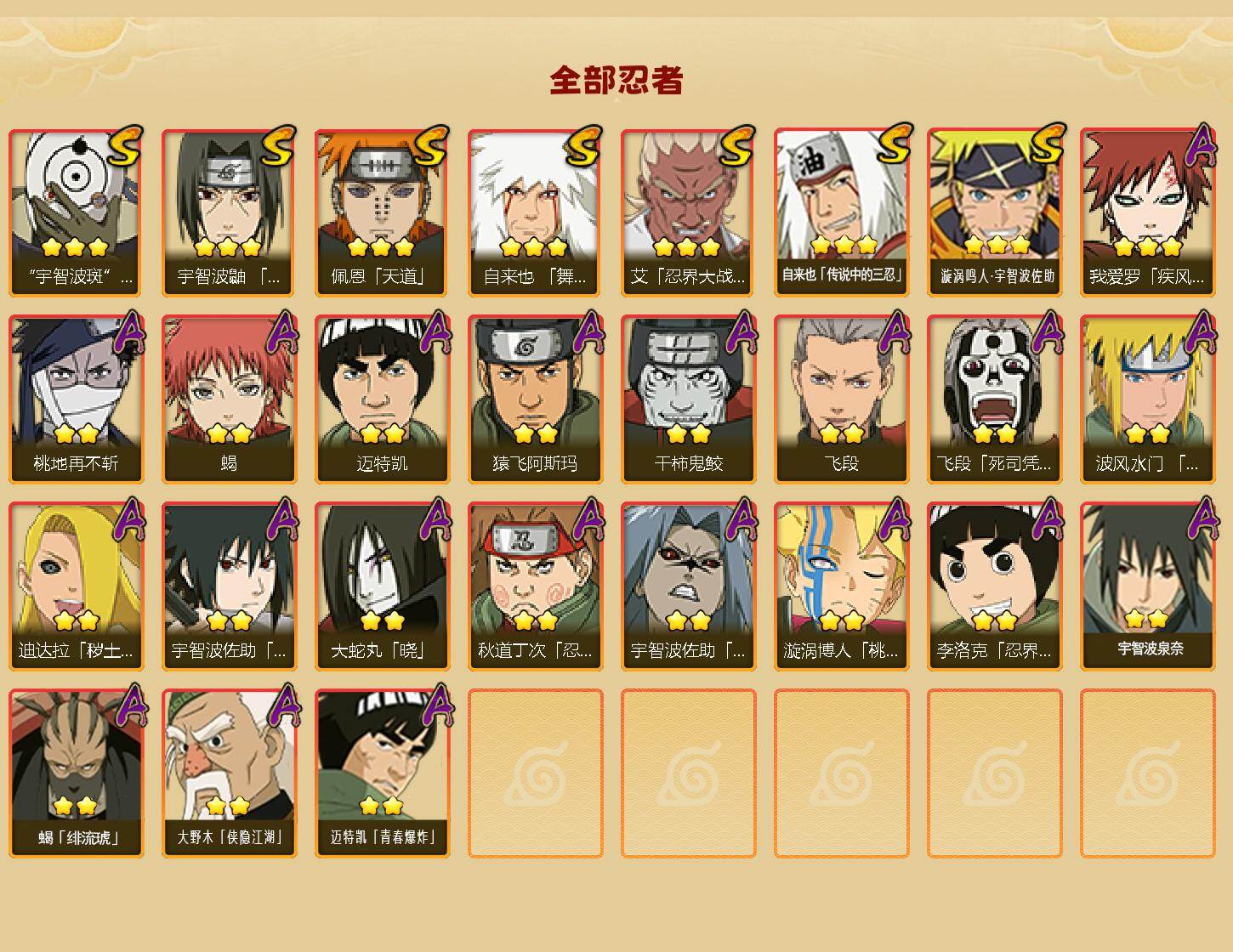 HYQM47933火影忍者账号详情图3