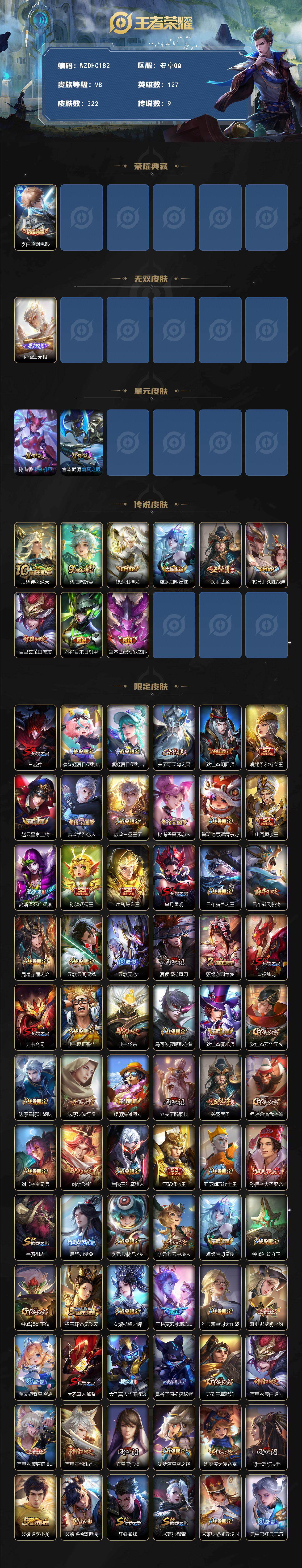 WZ034113022王者荣耀账号详情图2