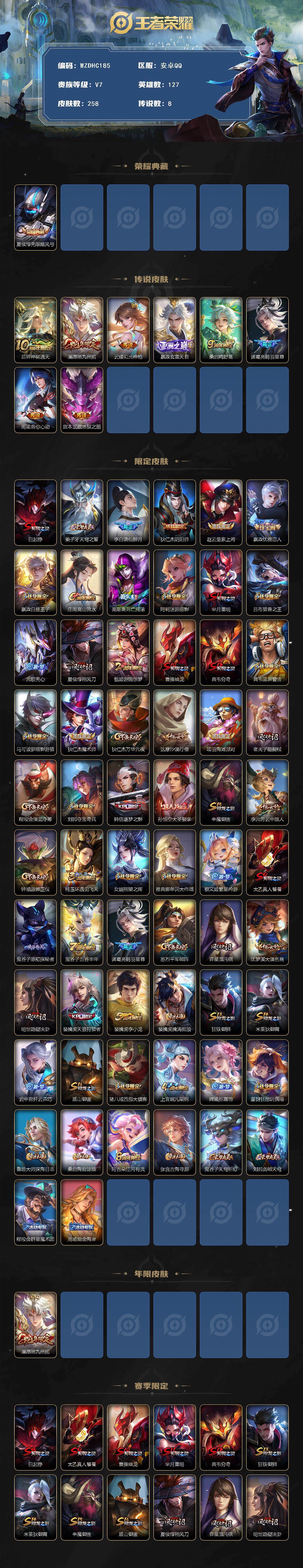 WZ034113028王者荣耀账号详情图2