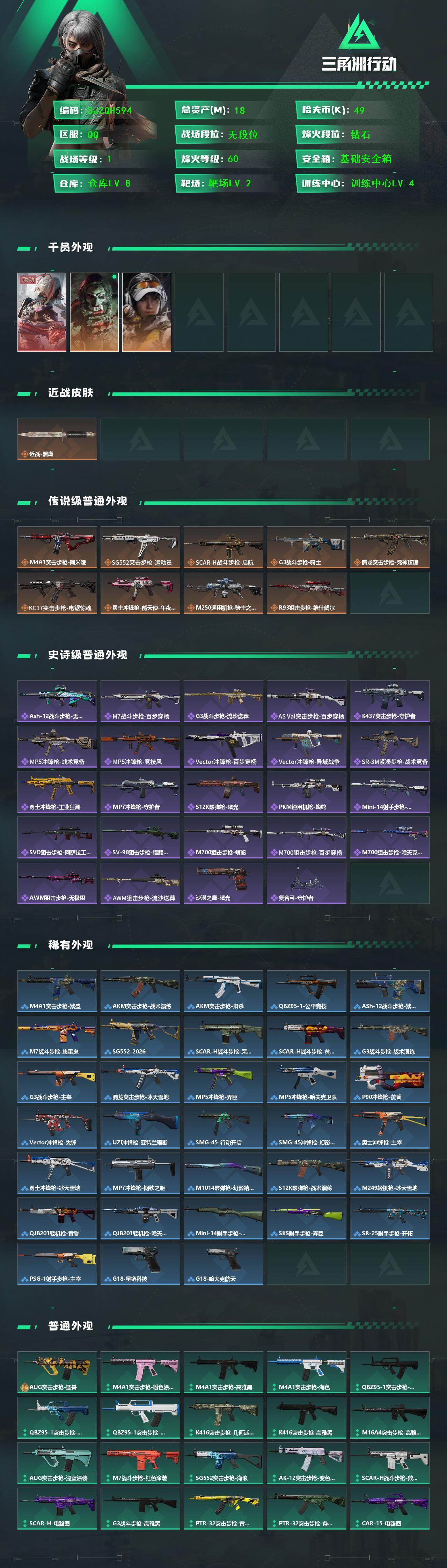 SJZEY431528三角洲行动账号详情图2