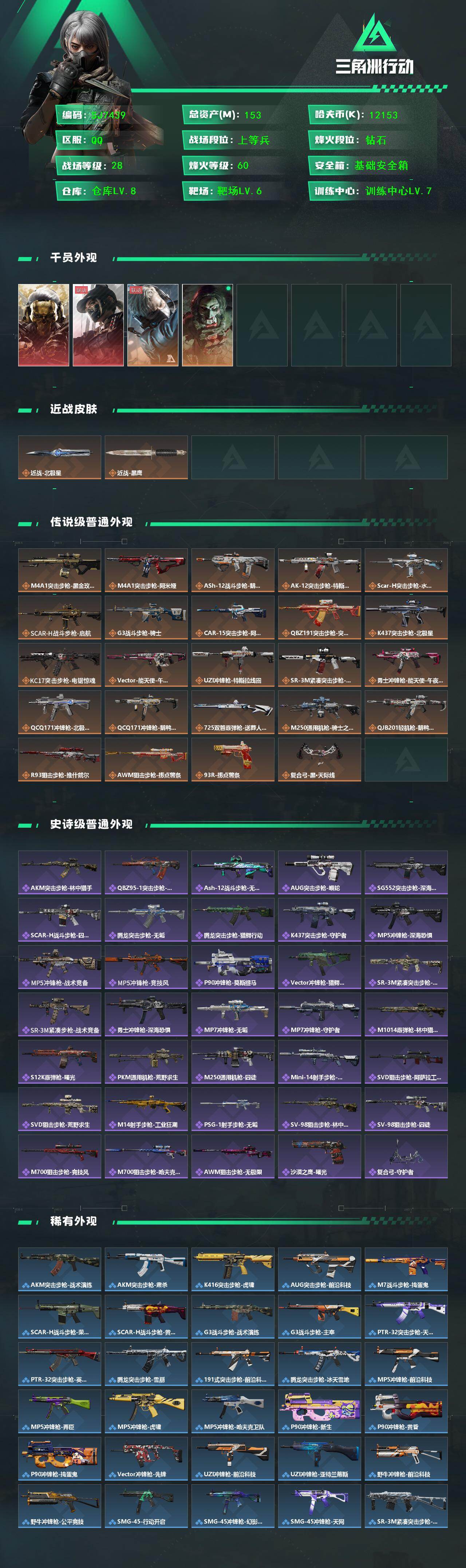 SJZQM431664三角洲行动账号详情图3