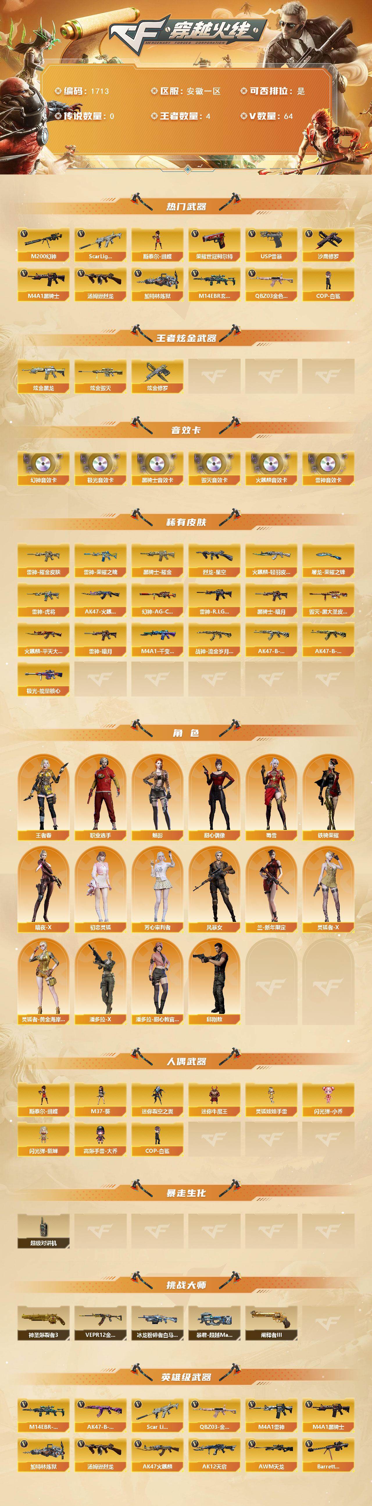 CFCMW429761穿越火线账号详情图2