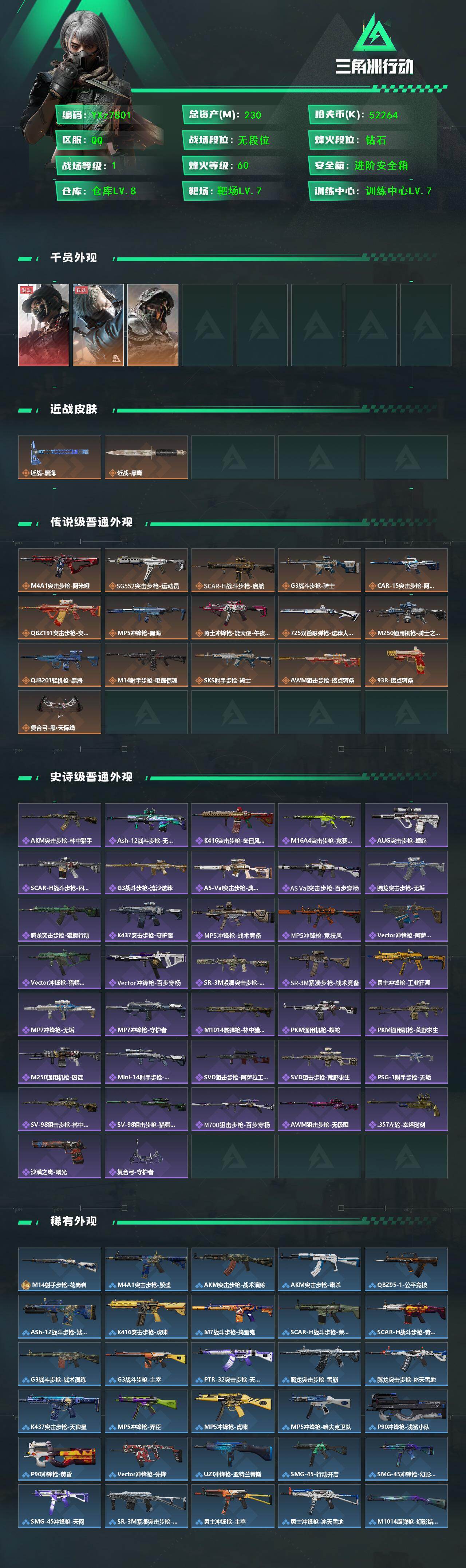 SJZCMW431523三角洲行动账号详情图2