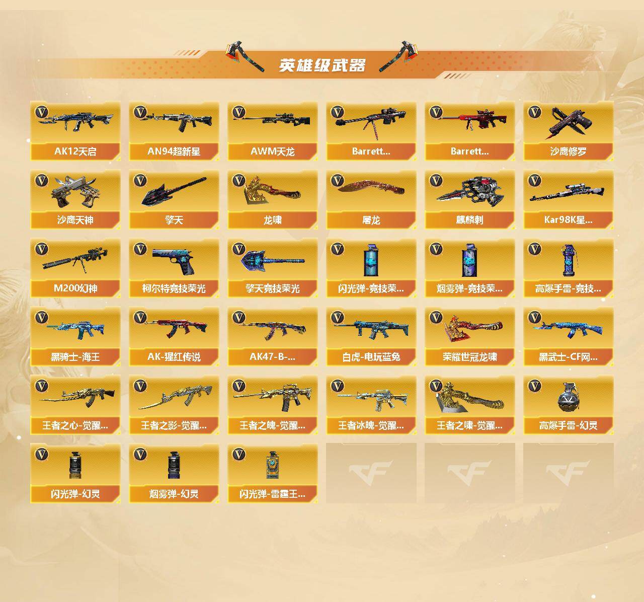 CFCMW426657穿越火线账号详情图2