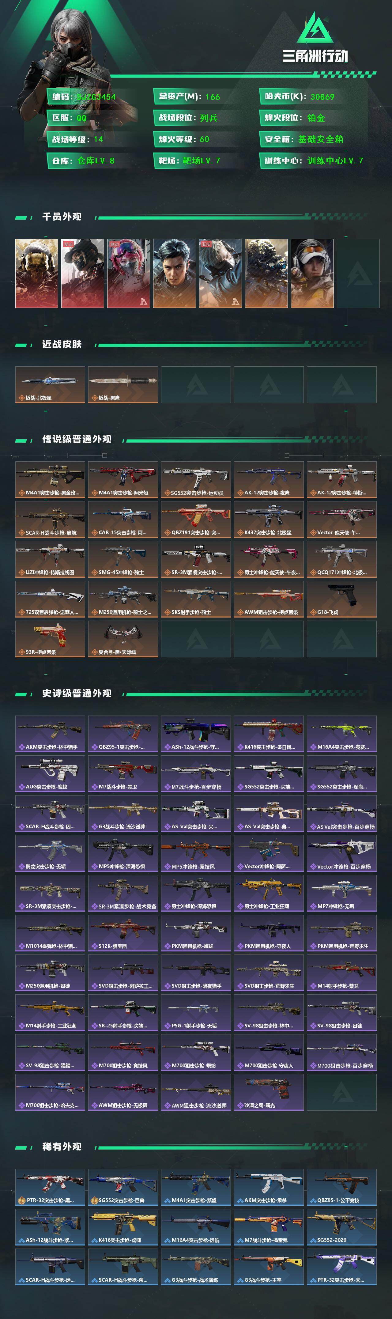 SJZEY430790三角洲行动账号详情图2