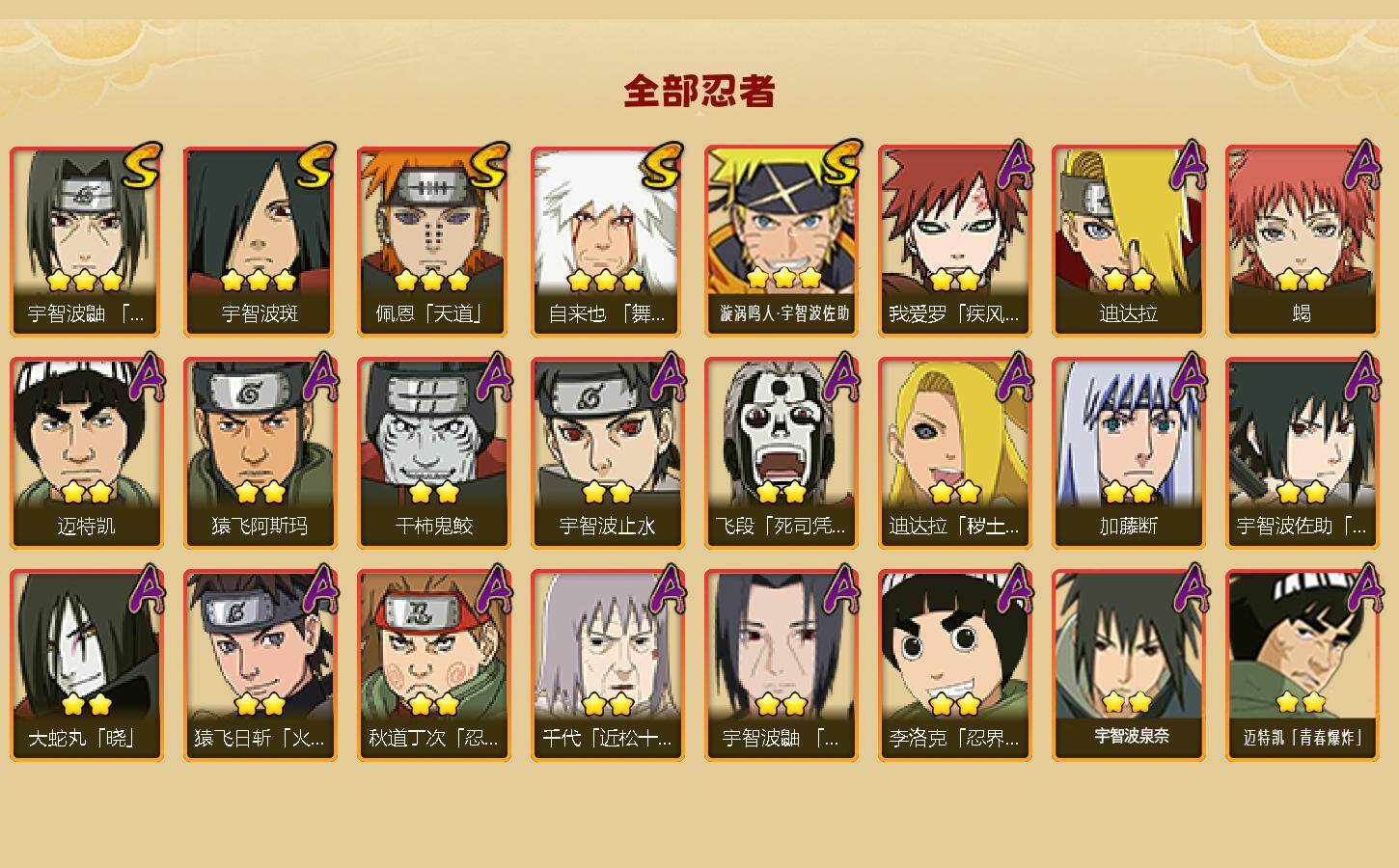 HYEY47589火影忍者账号详情图2