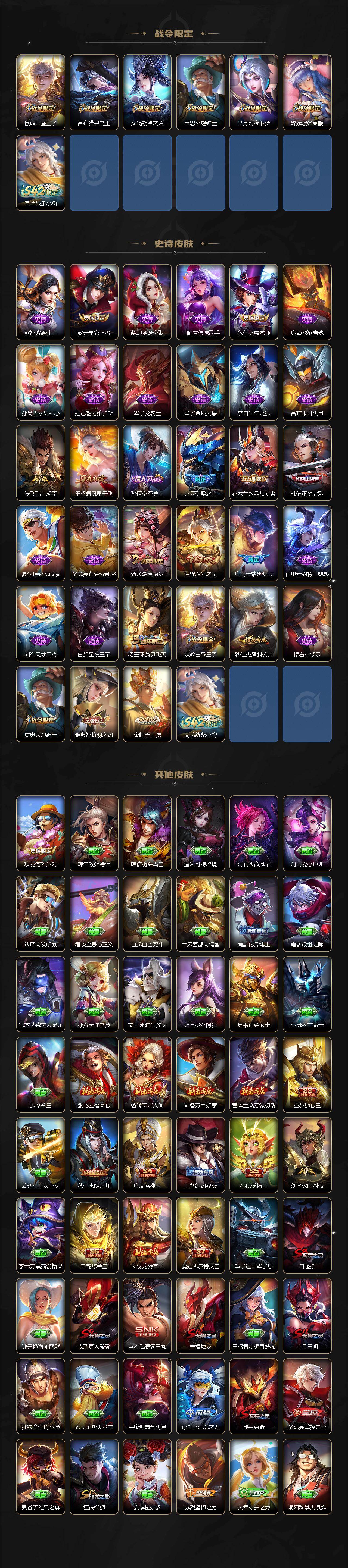 WZ034113042王者荣耀账号详情图3