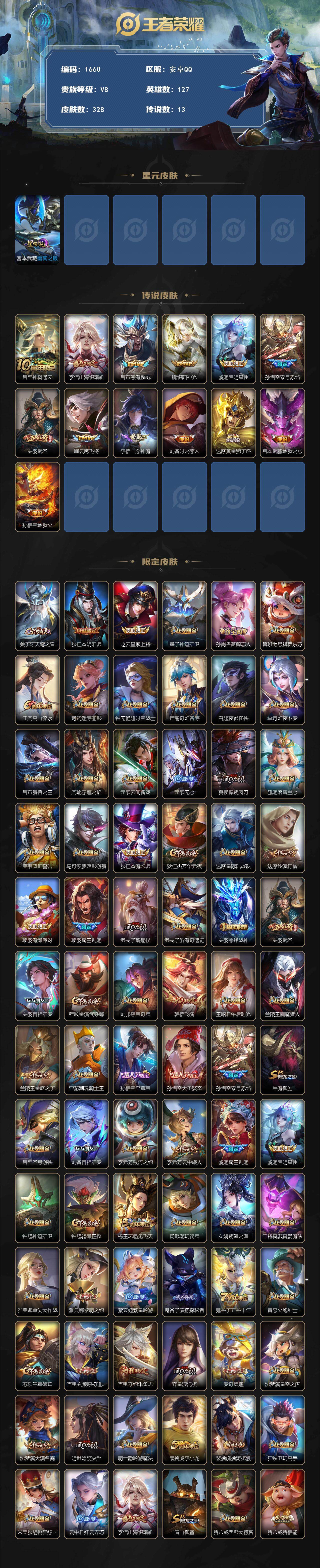 WZKG4113348王者荣耀账号详情图2