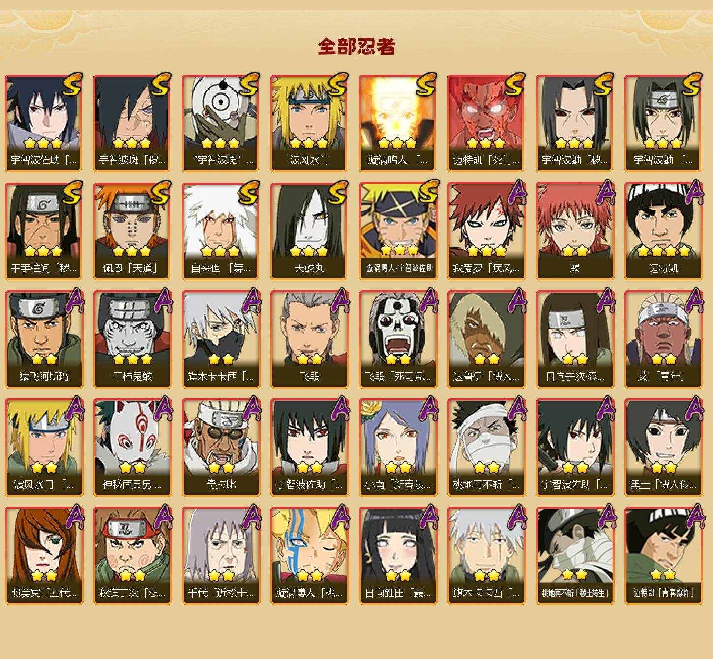 HYCMW48121火影忍者账号详情图2