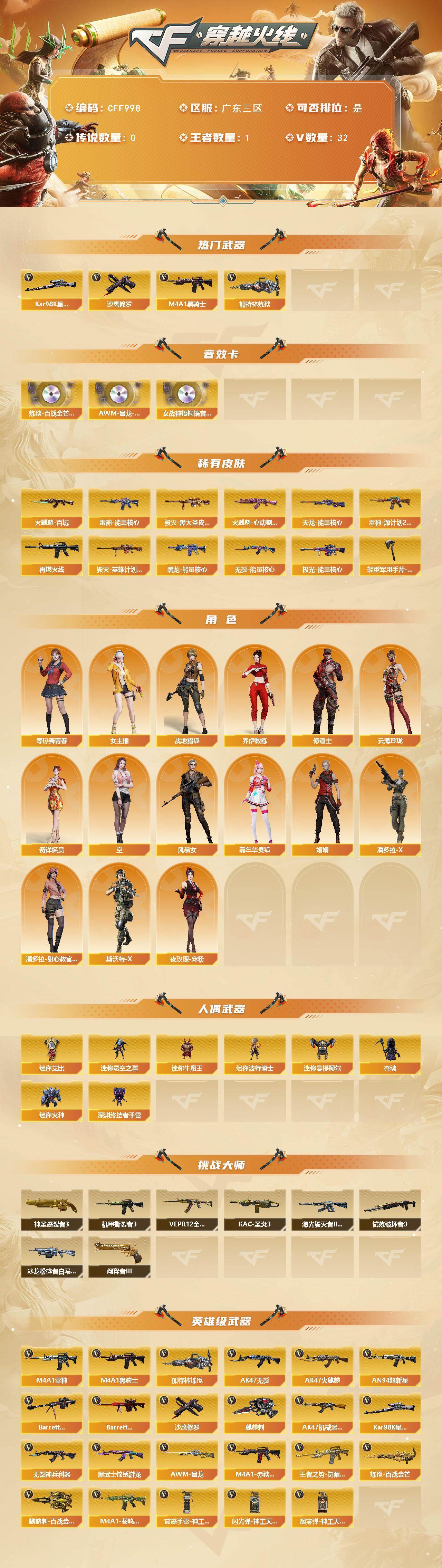 CFEY427941穿越火线账号详情图2