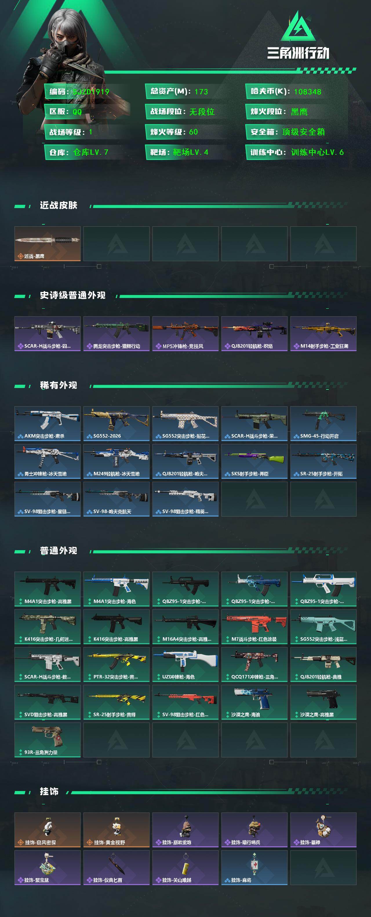 SJZEY431727三角洲行动账号详情图2