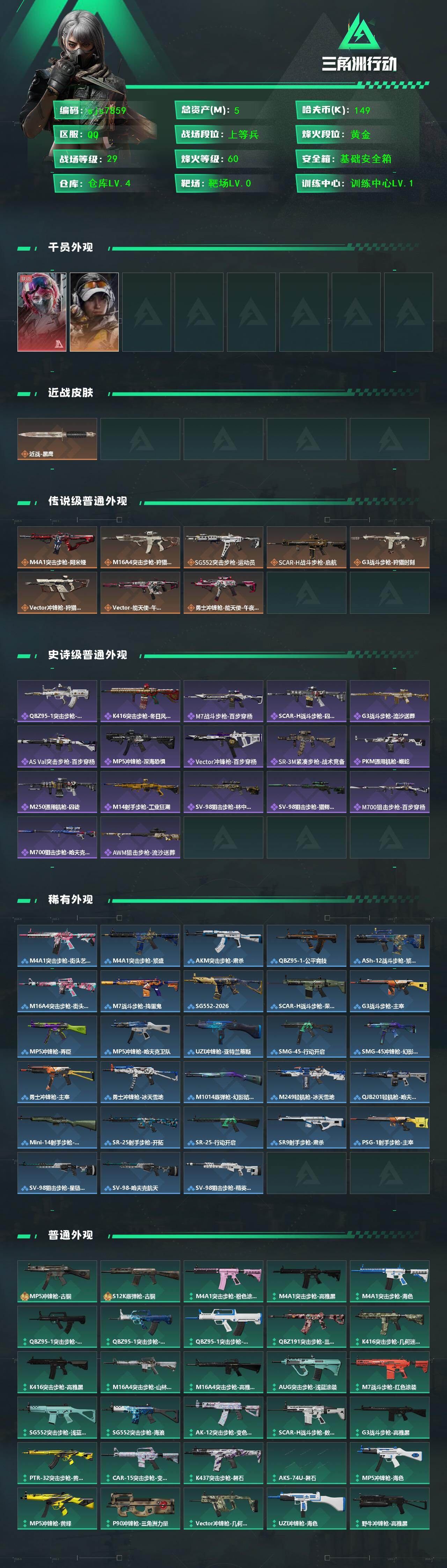 SJZCMW432126三角洲行动账号详情图2