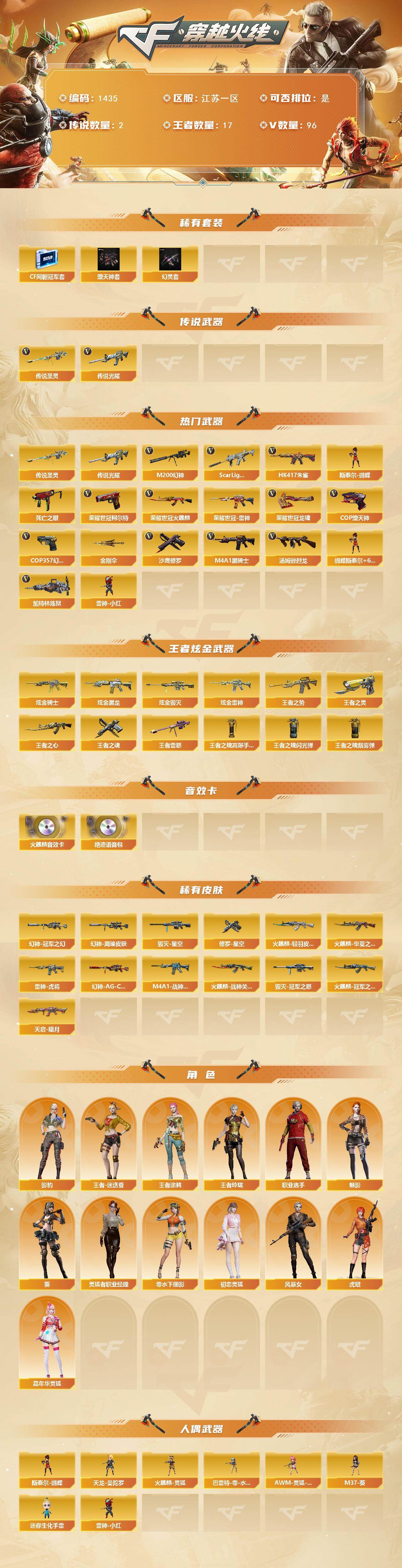 CFCMW429766穿越火线账号详情图2