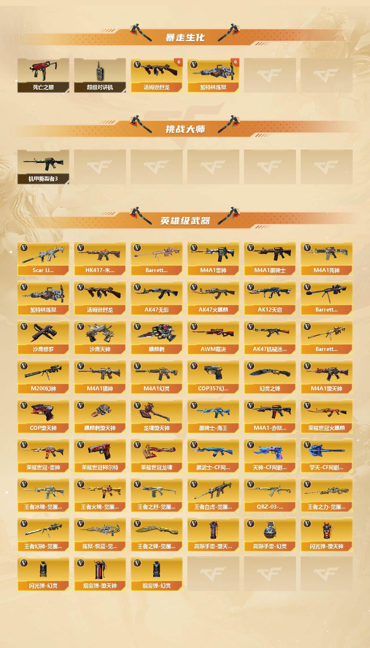 CFCMW429766穿越火线账号详情图3