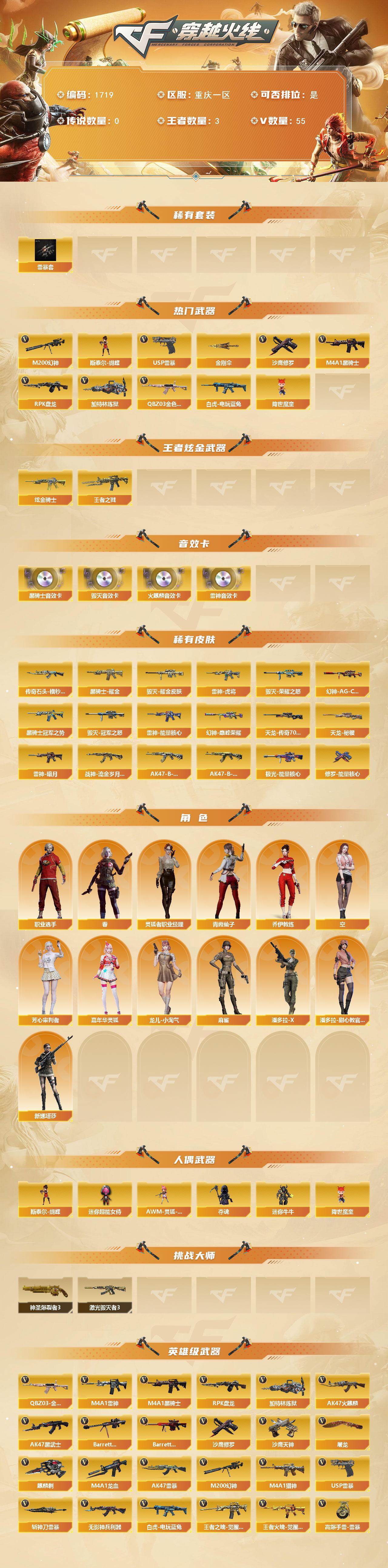 CFCMW429795穿越火线账号详情图2