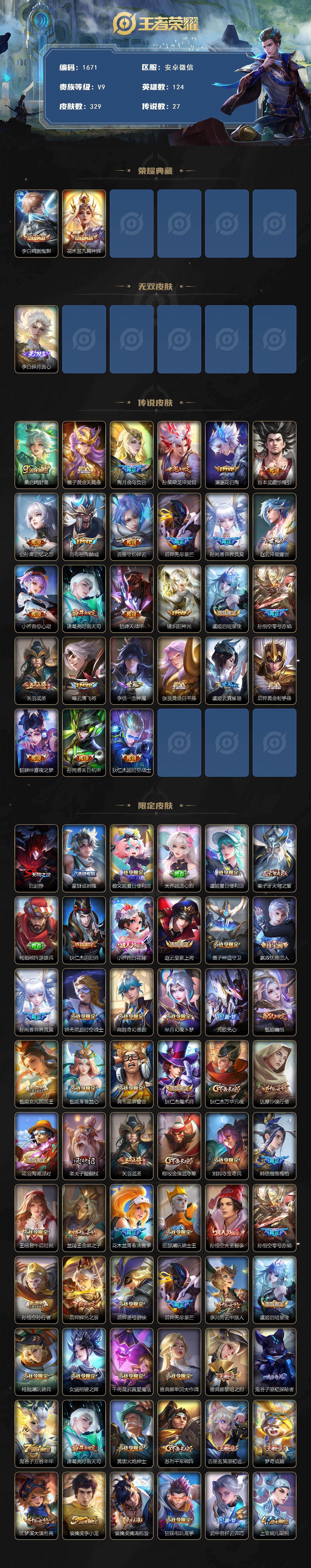 WZKG4131693王者荣耀账号详情图2