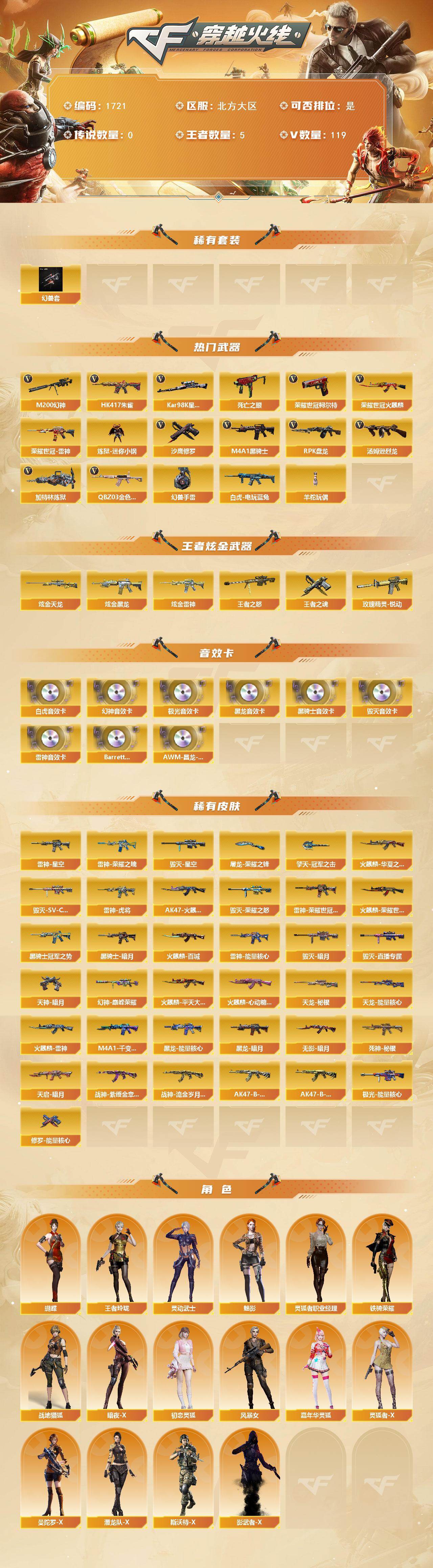 CFCMW429813穿越火线账号详情图2