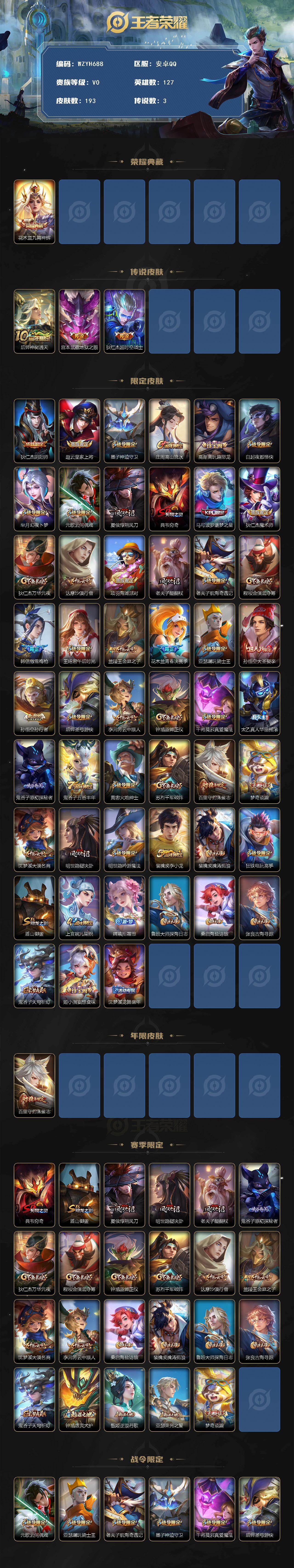 WZEY4115844王者荣耀账号详情图2