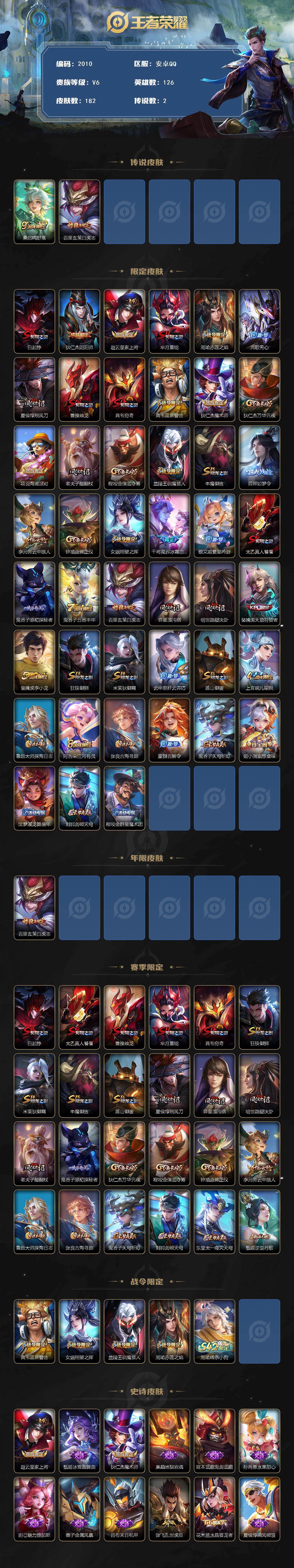 WZCMW4114287王者荣耀账号详情图2