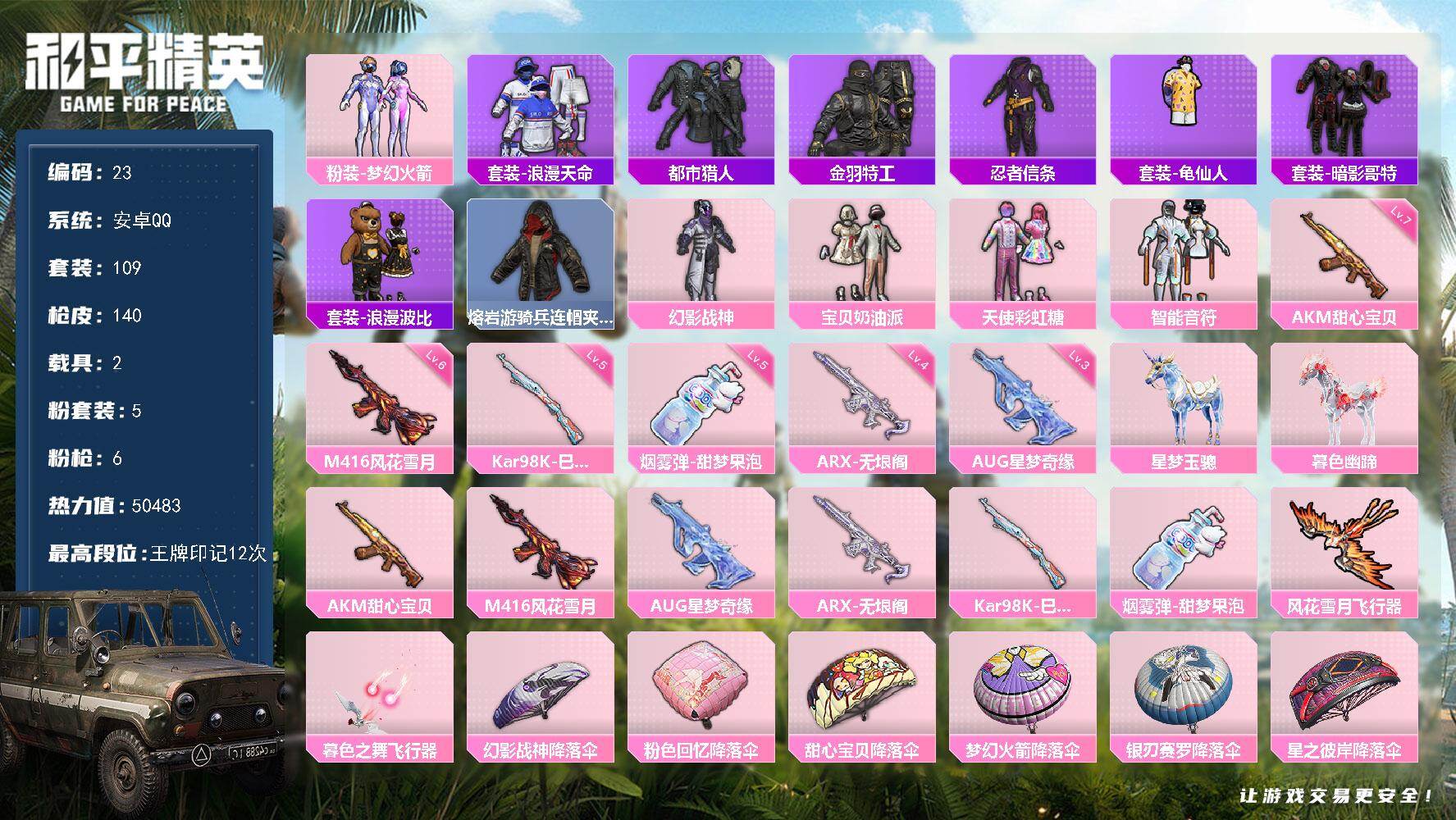 HPCMW479171和平精英账号详情图2