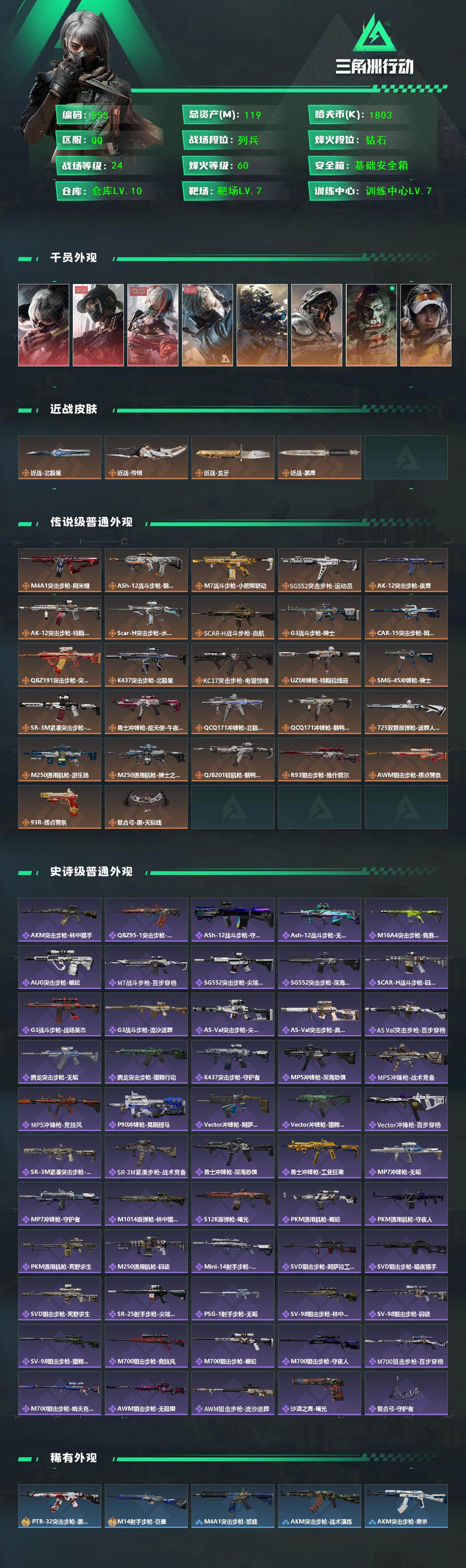 SJZCMW432499三角洲行动账号详情图2