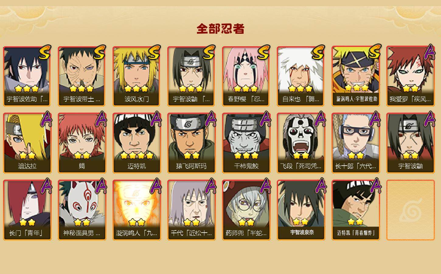 HYJM48099火影忍者账号详情图2