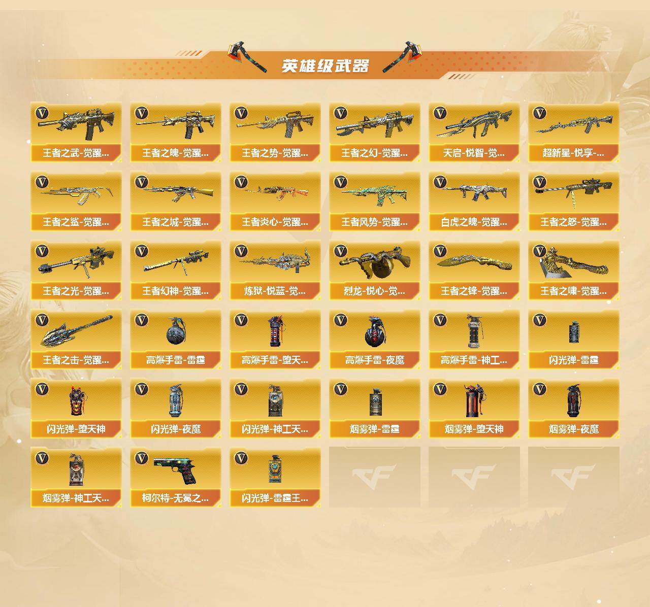 CFCMW430111穿越火线账号详情图5