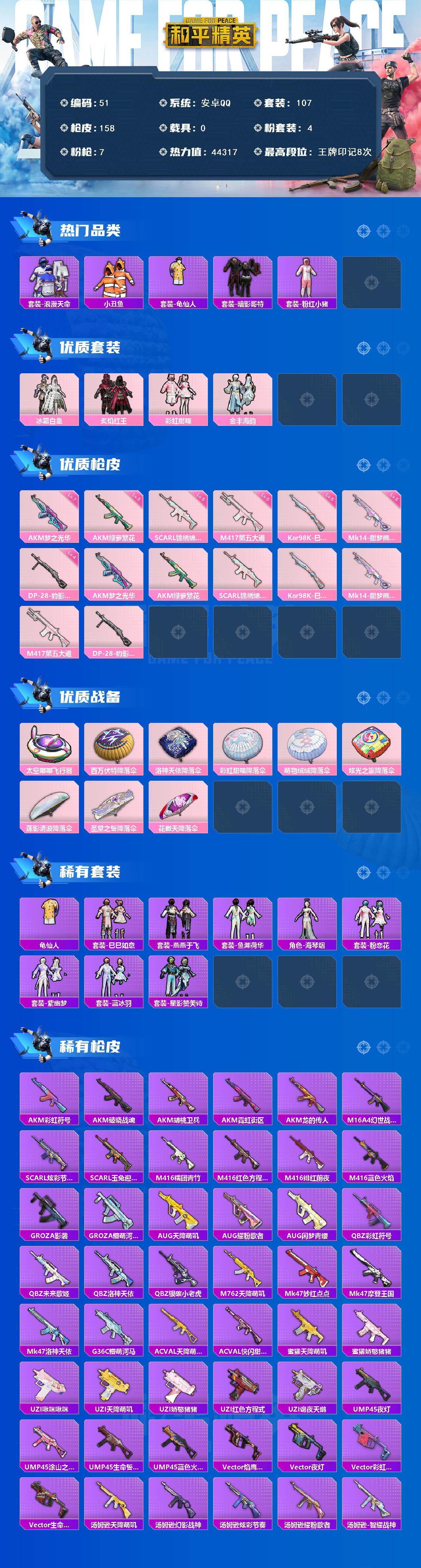 HPCMW464167和平精英账号详情图2