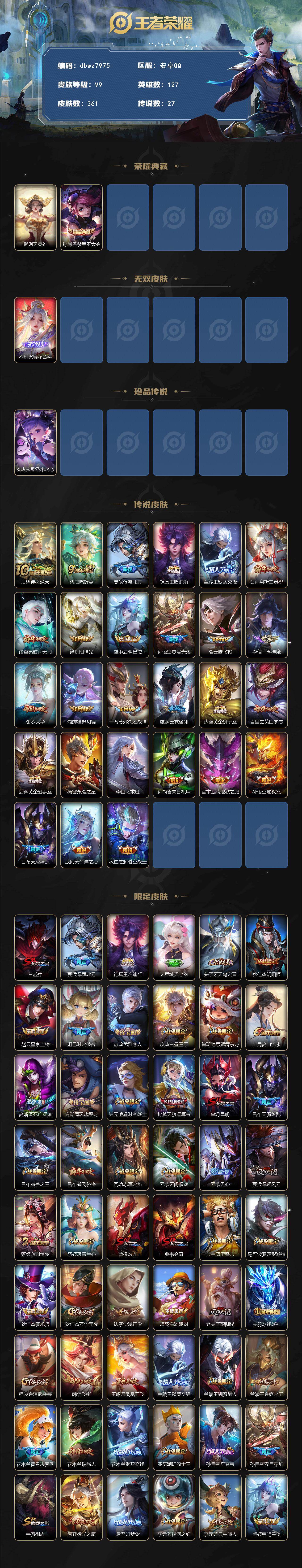 WZQM4124673王者荣耀账号详情图3