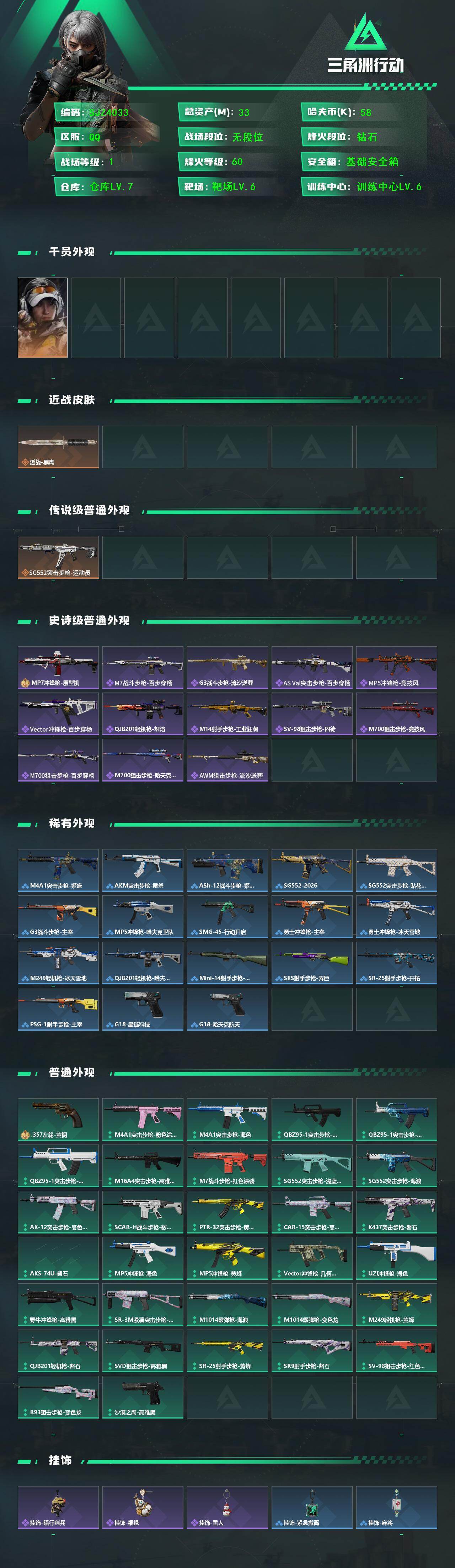 SJZEY432901三角洲行动账号详情图2