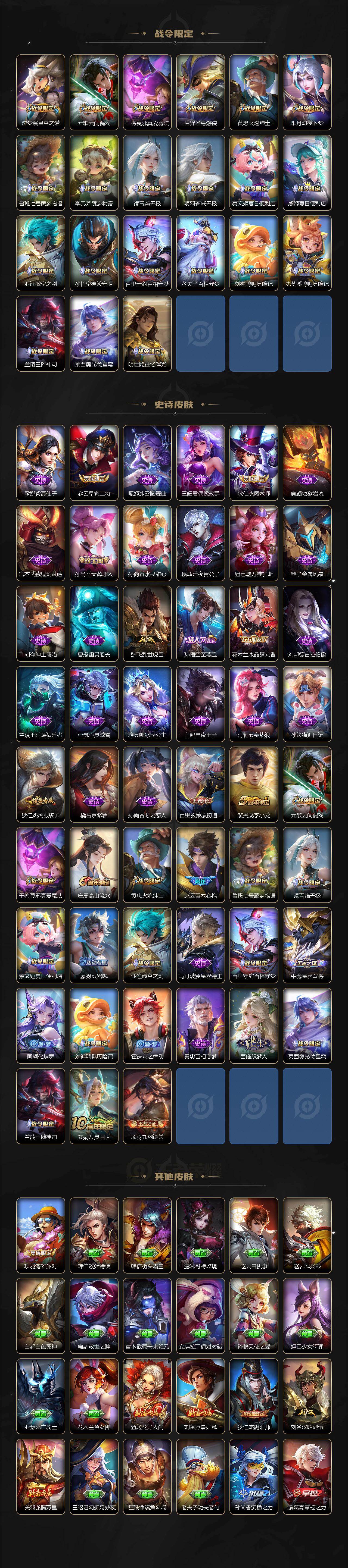 WZLFY4114316王者荣耀账号详情图3