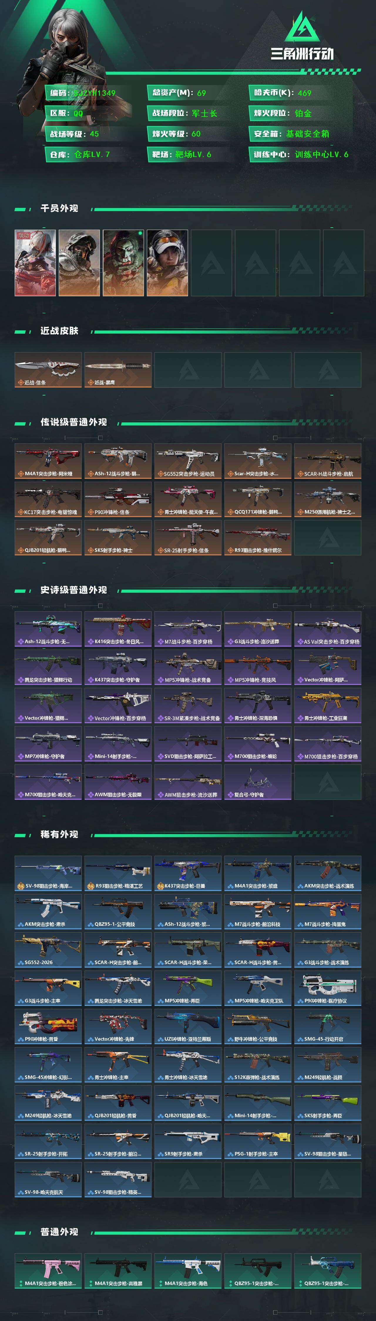 SJZEY433672三角洲行动账号详情图2