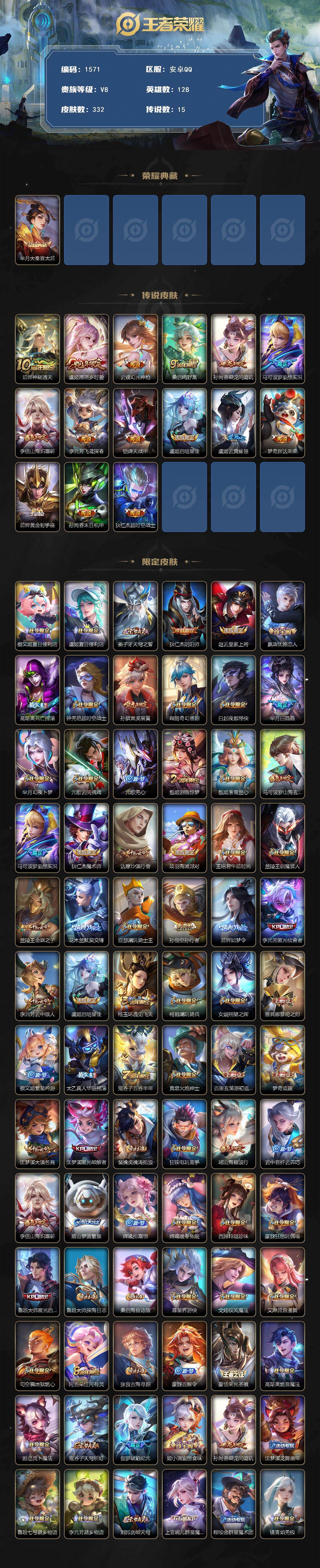 WZCMW4192348王者荣耀账号详情图2